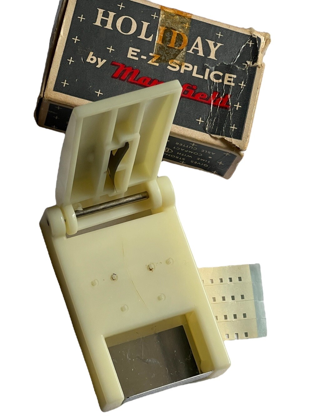 Holiday E-Z Splice By Mansfield Vintage Film Splicer With Box
