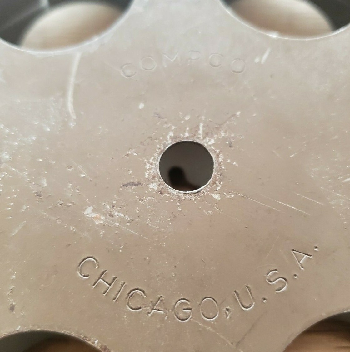 16MM Open Metal Reel 12 1/4″ X 3/4″ Compco Bros. 1200 Ft.