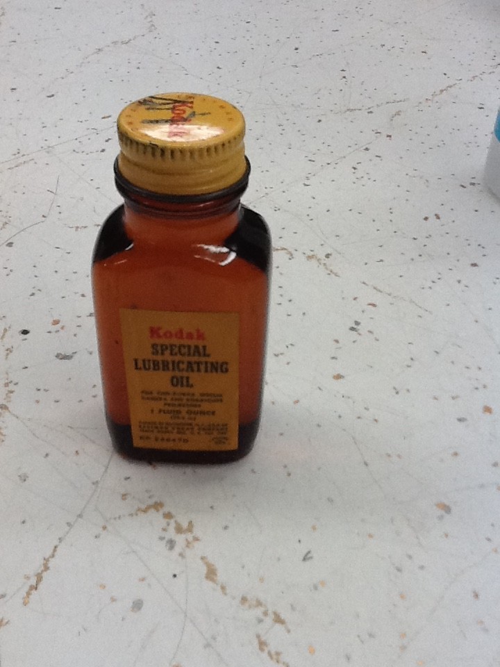 KODAK COMPANY Special 1 Oz Bottle Lubricating Oil Vintage