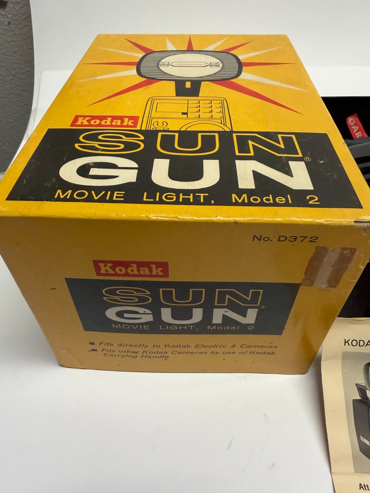Vintage NOS KODAK Sun Gun Movie Light-Model 2