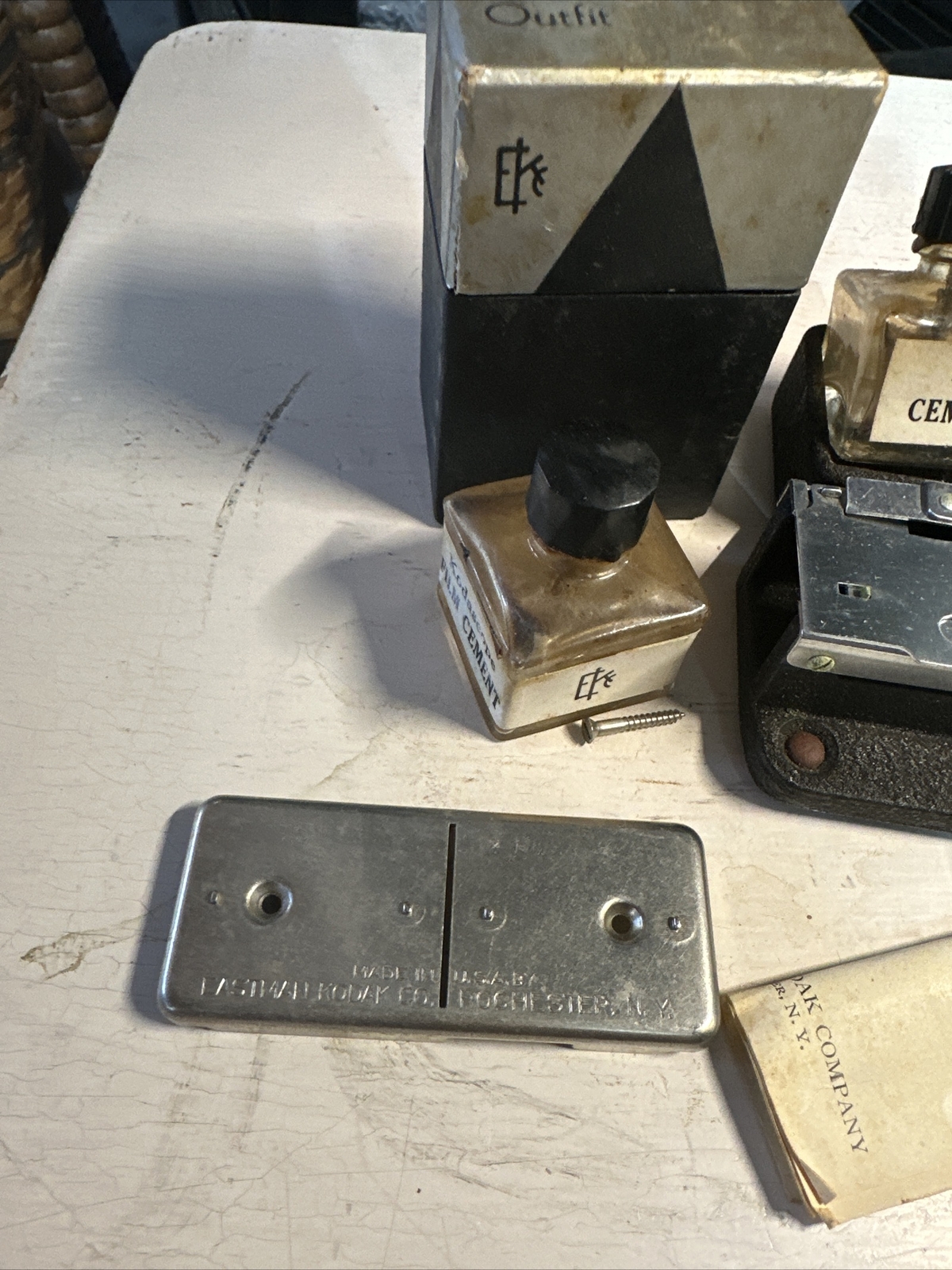 Vintage Kodascope Eight Film Splicing Outfit Collectable Photography prop parts