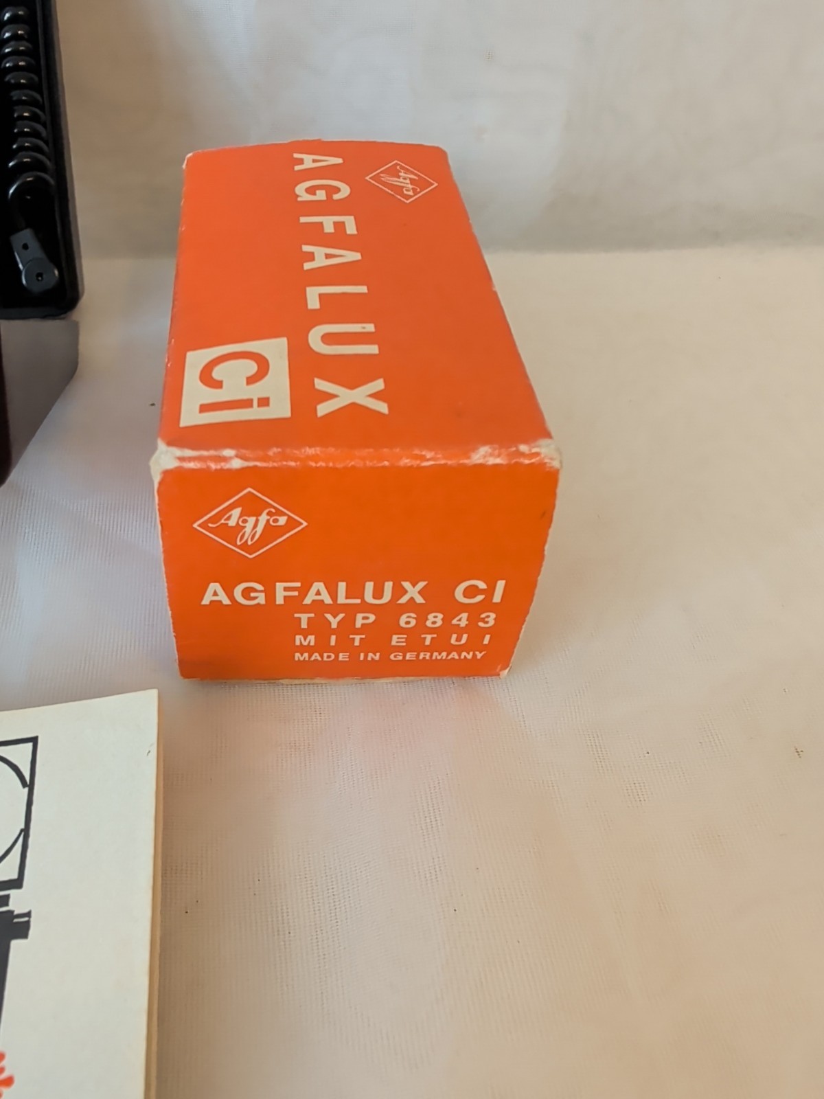 Vintage Agfa Agfalux Ci K-M 6843 Original Box & Instructions No Bulbs