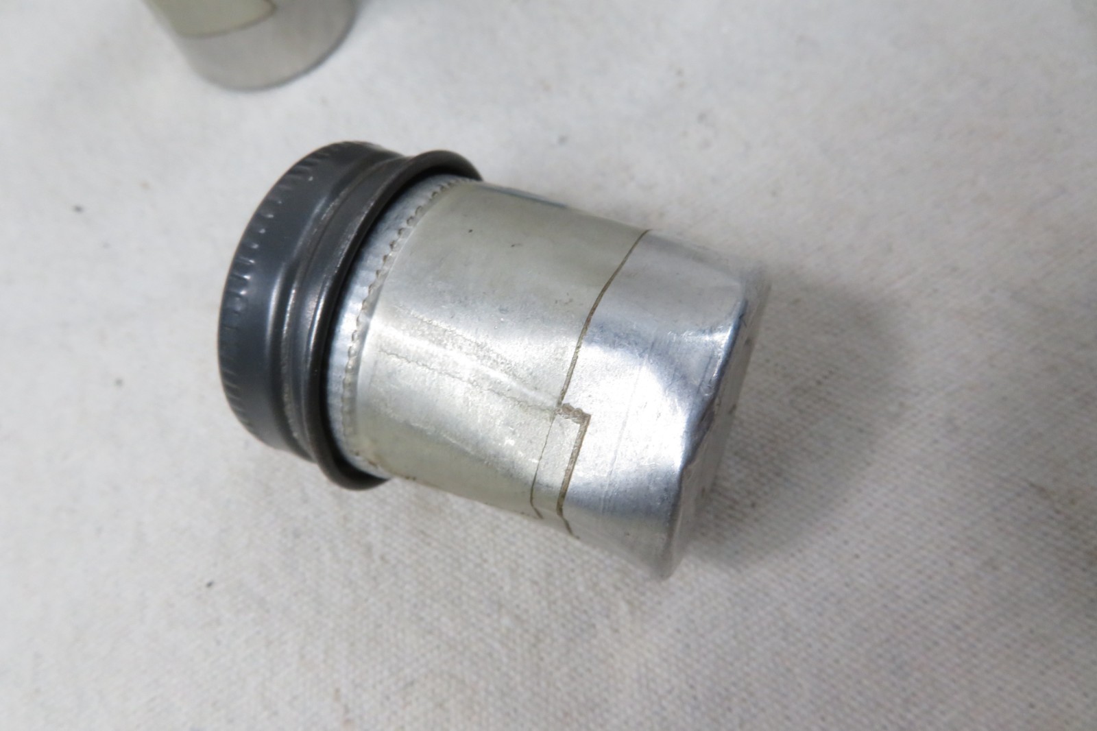 Lot of 5 Vintage Metal Aluminum 35mm Film Can Canisters Kodak