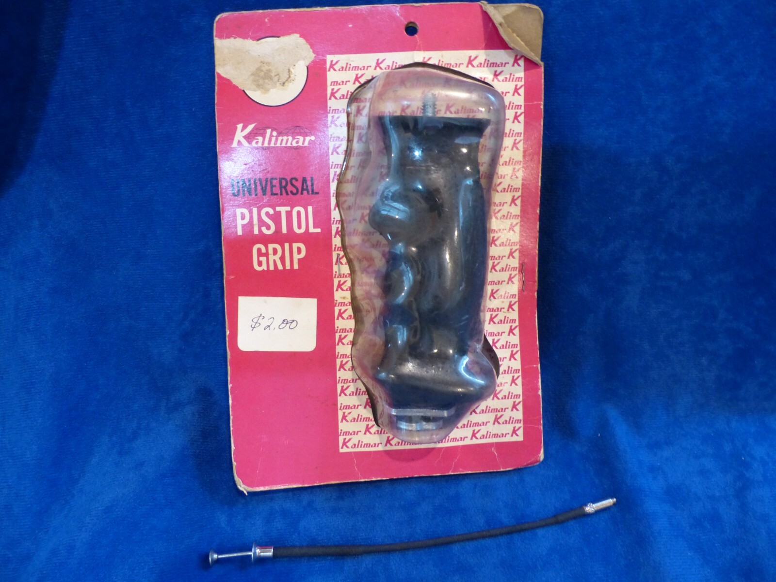 Vintage Kalimar universal hand/pistol grip in package and shutter release cable