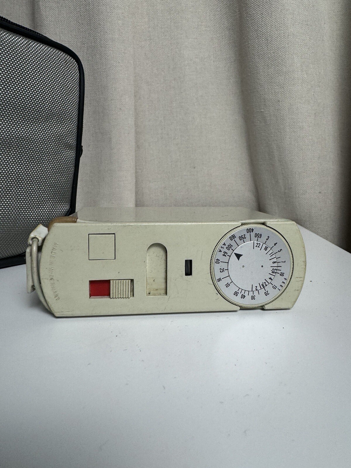 Vintage Metz MECABLITZ 112 Camera Flash With Vintage Camera Bag