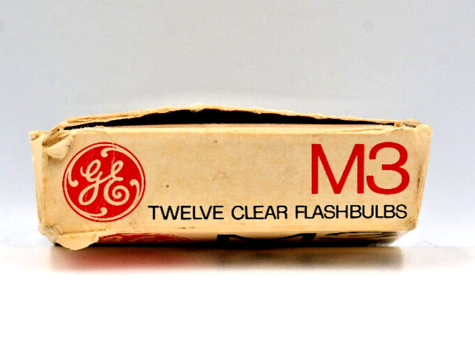 Vintage GE (6) M3 and (2) M3B Flashbulbs With Box