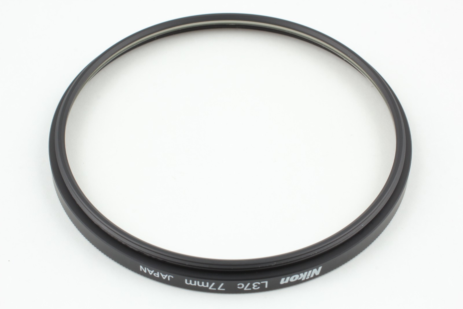 [Exc+5] Nikon Lens Filter L37c UV 77mm From JAPAN