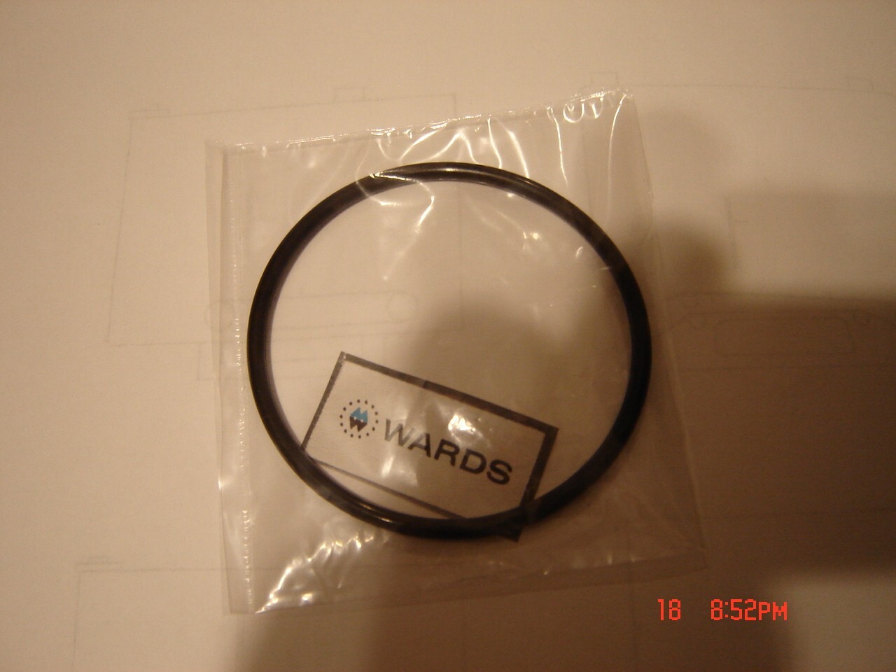 8mm WARDS 884 884-a 885 885-a Projector Belt, 1 OEM Motor Belt. New