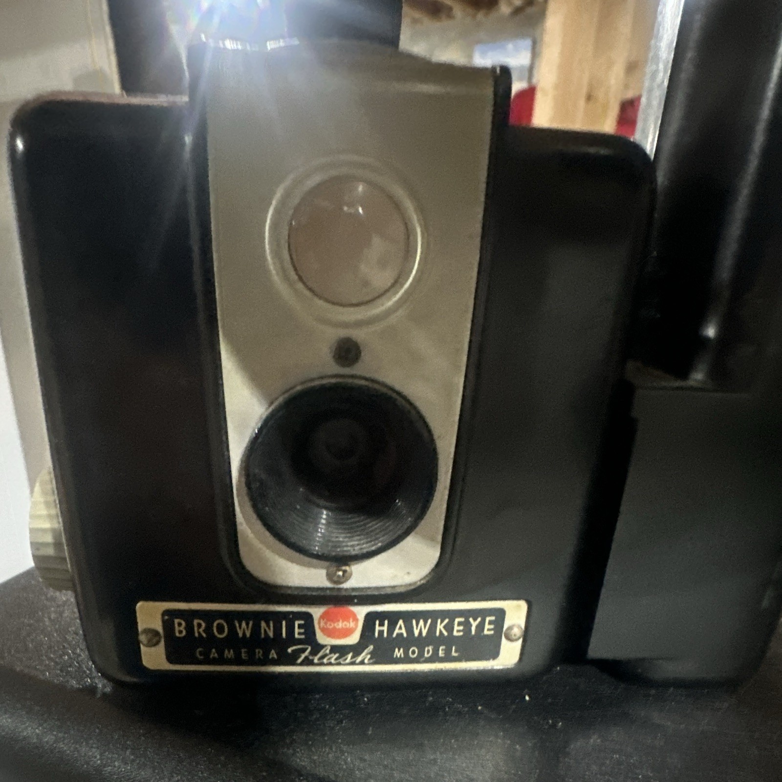 Kodak Brownie Hawkeye Flash Model Camera Flash Unit with Reflector