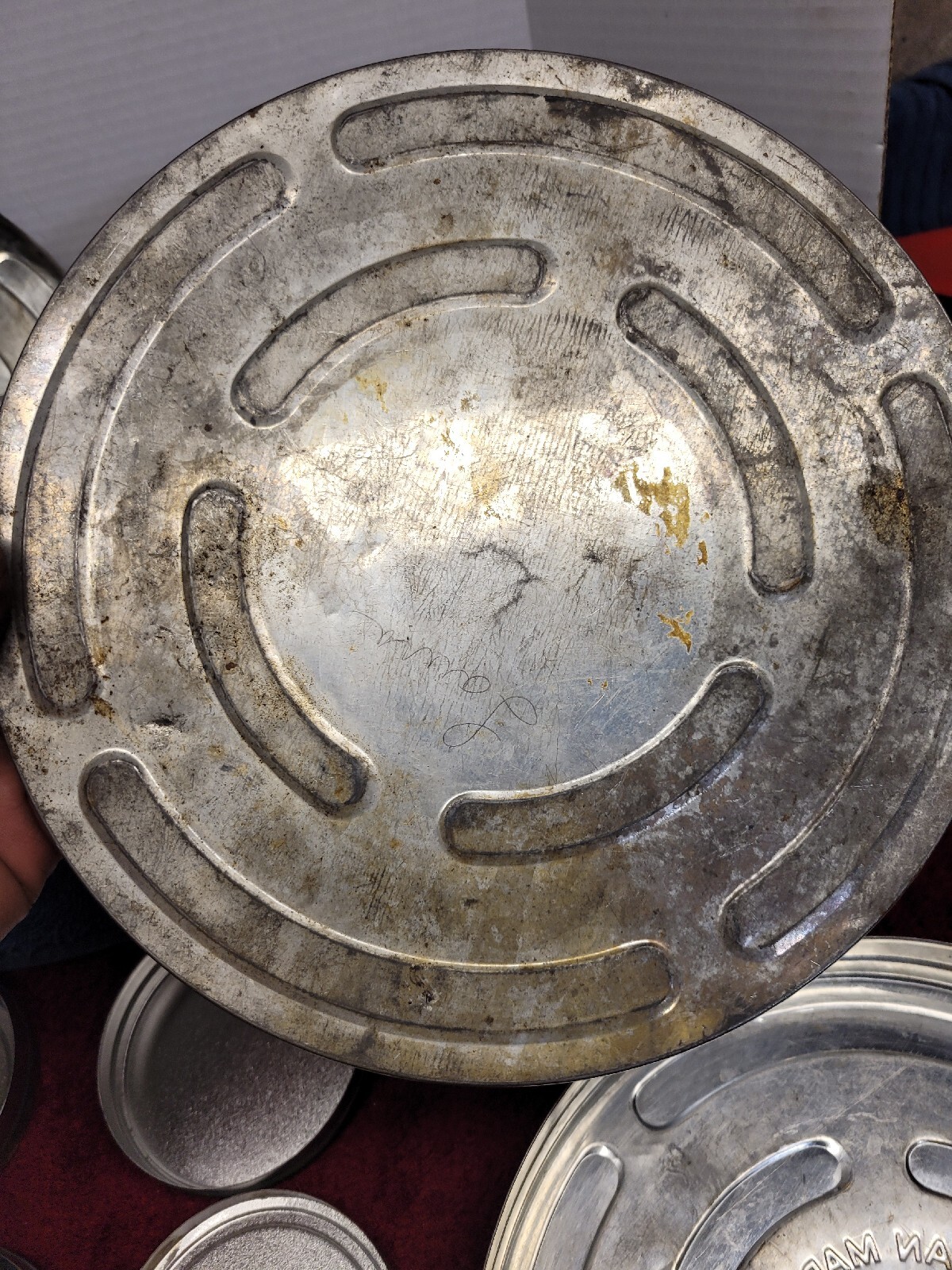 Vintage Film Reel Holder Tins Set