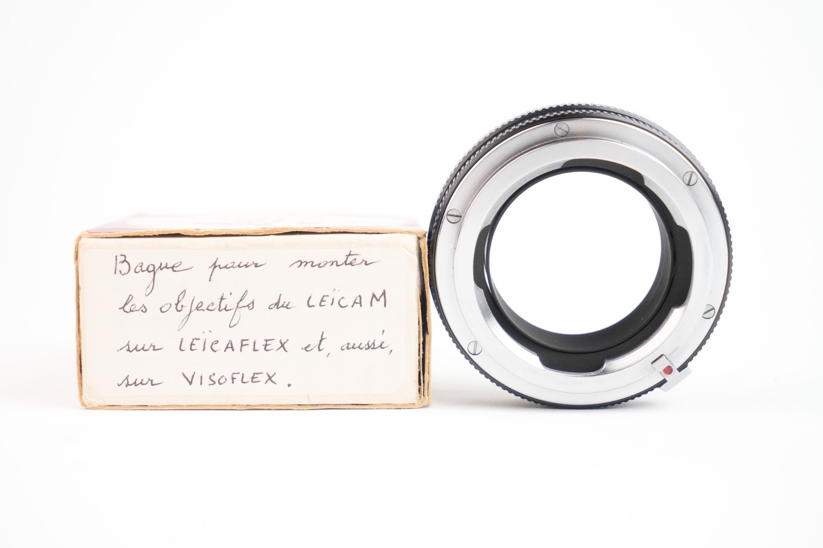 Leica 14127F Visoflex to Leicaflex Lens Adapter Ring.