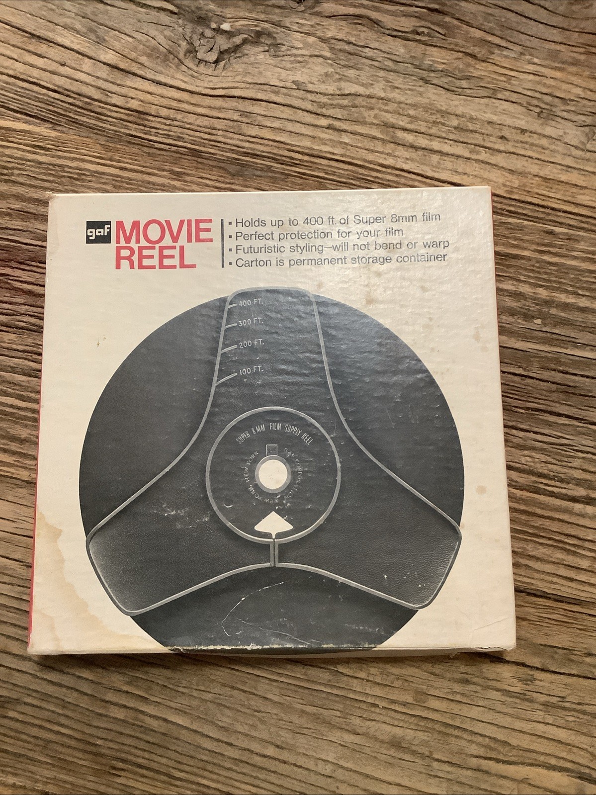 Vintage Gaf Movie Reel 8MM in Box 6090-062 NOS