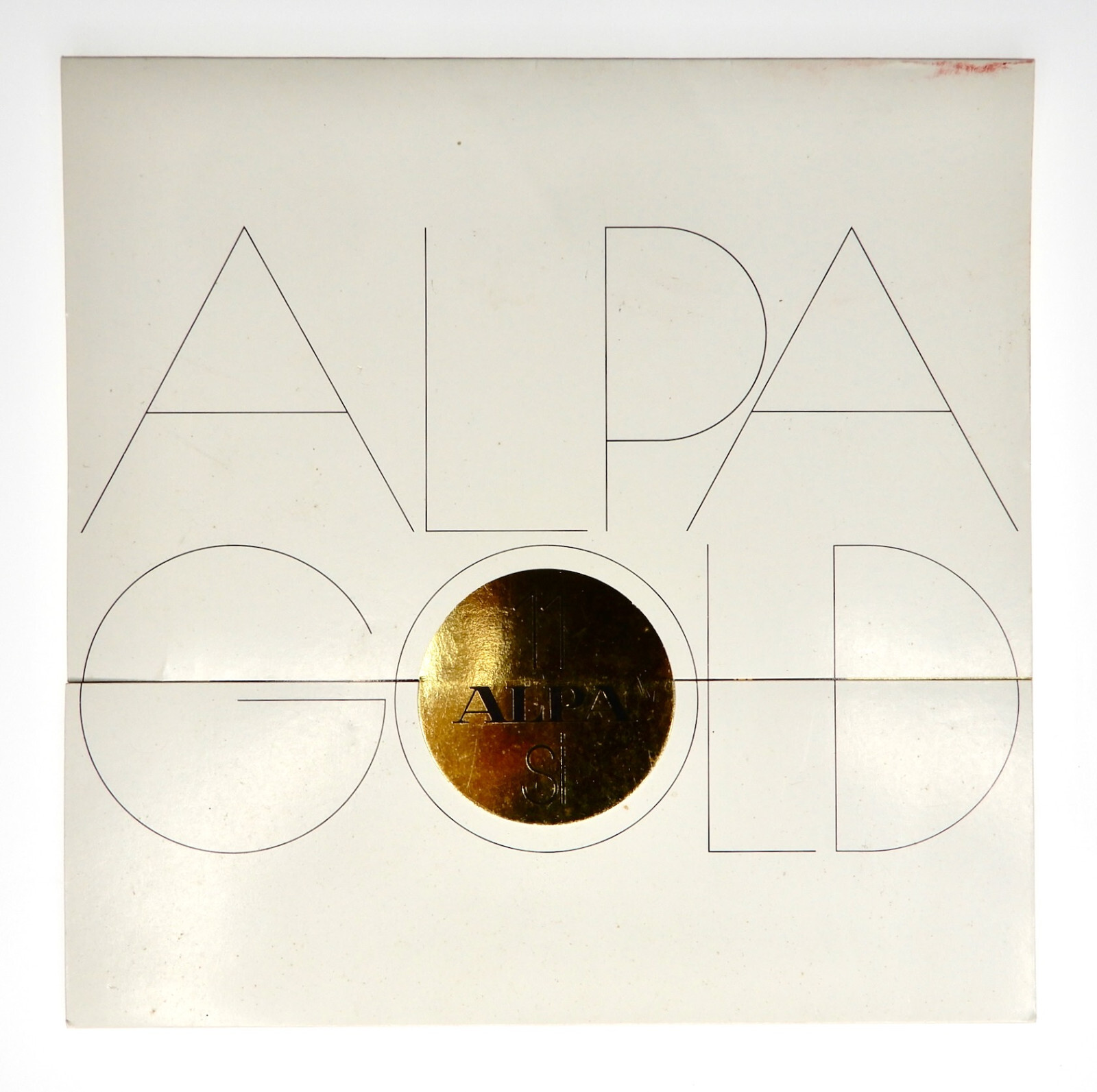 Alpa Gold 11SI Certificate ……….. Minty