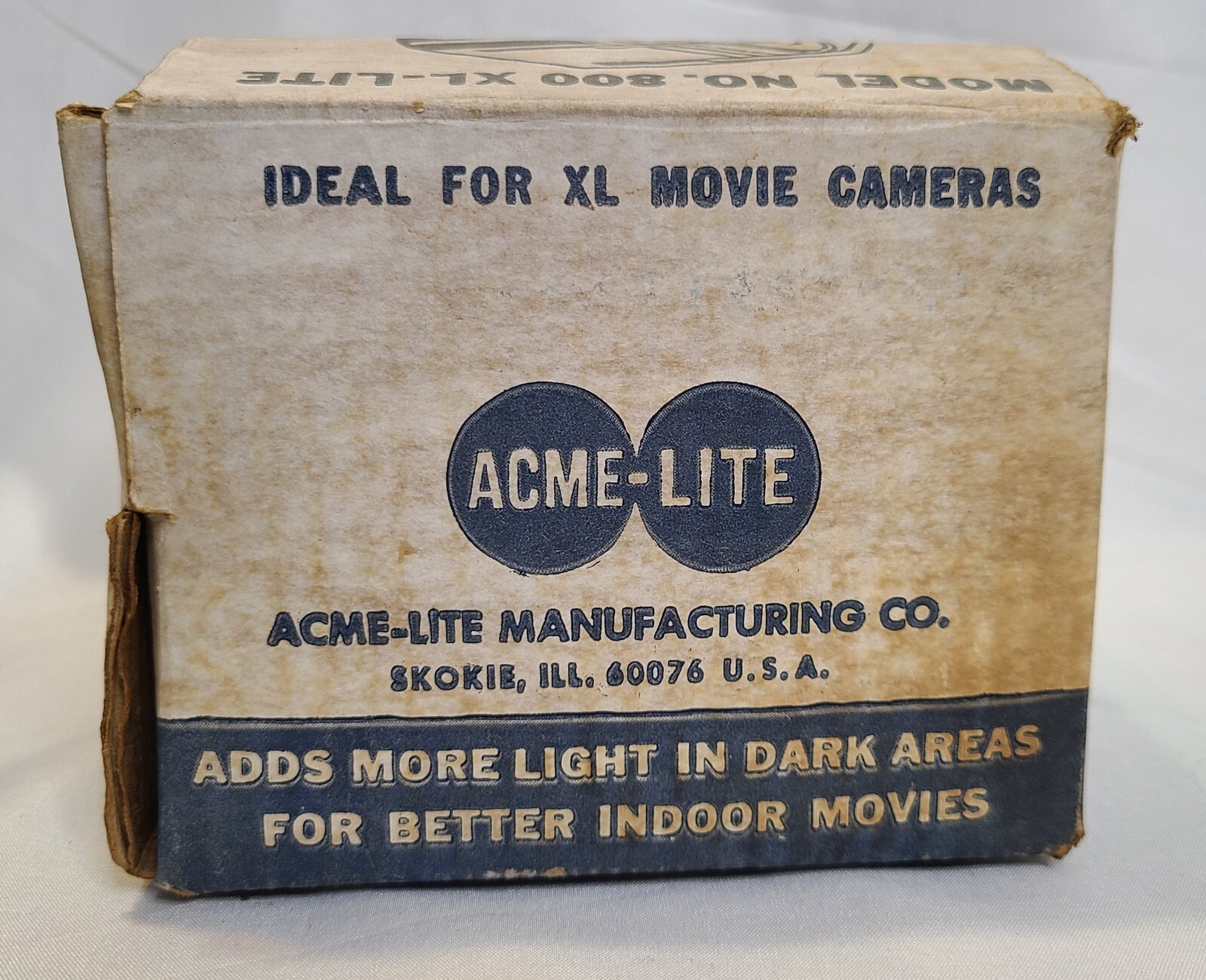 Vintage Acme-Lite Model No. 800 XL-Lite Camera Movie Light