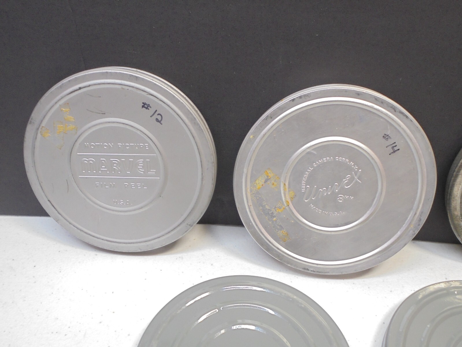 Vintage Movie Reel Tins Marvel Univex 8mm