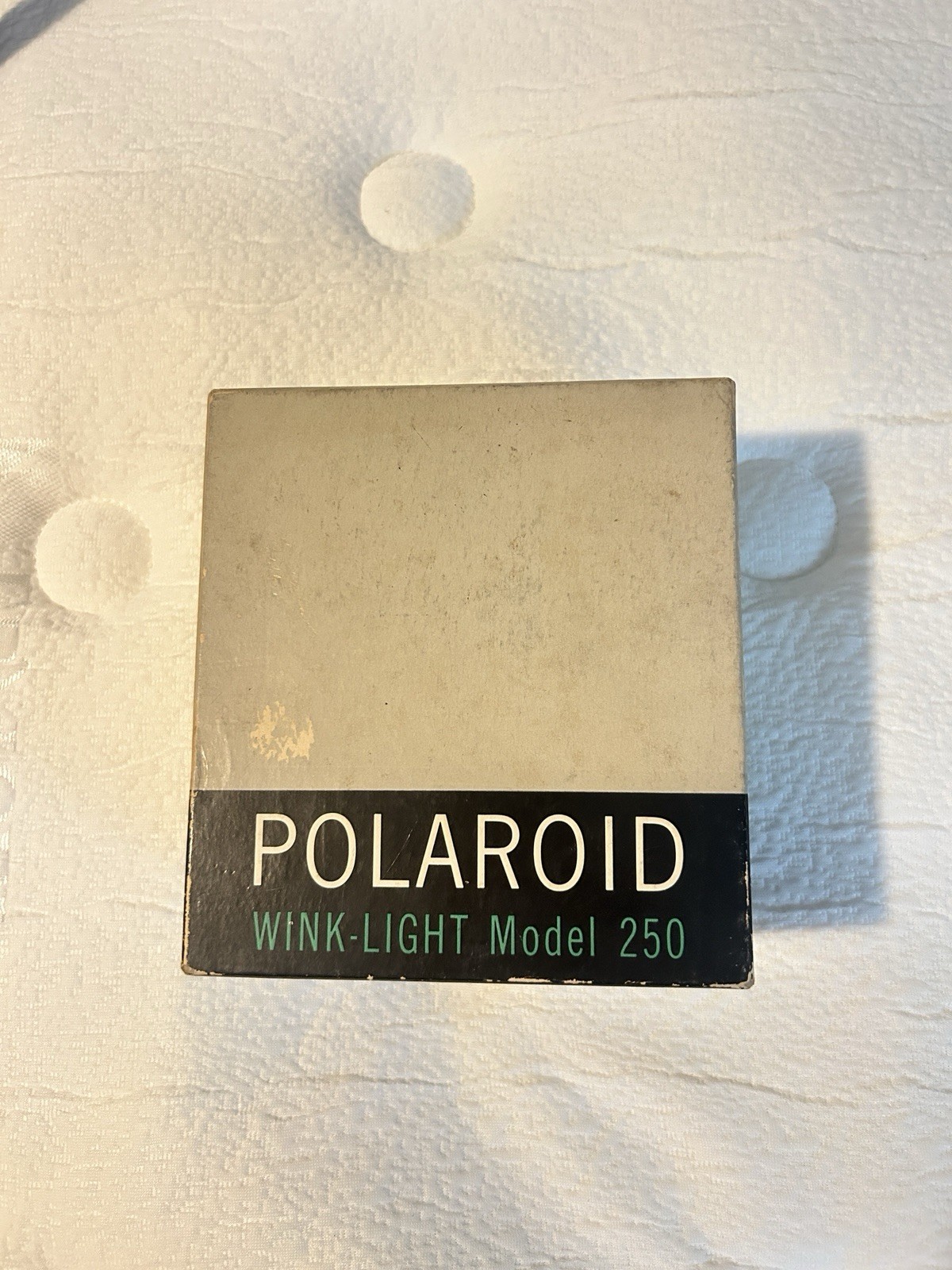 NOS Vintage Antique POLAROID WINK-LIGHT Model 250 FLASHOLDER with BOUNCE Flash