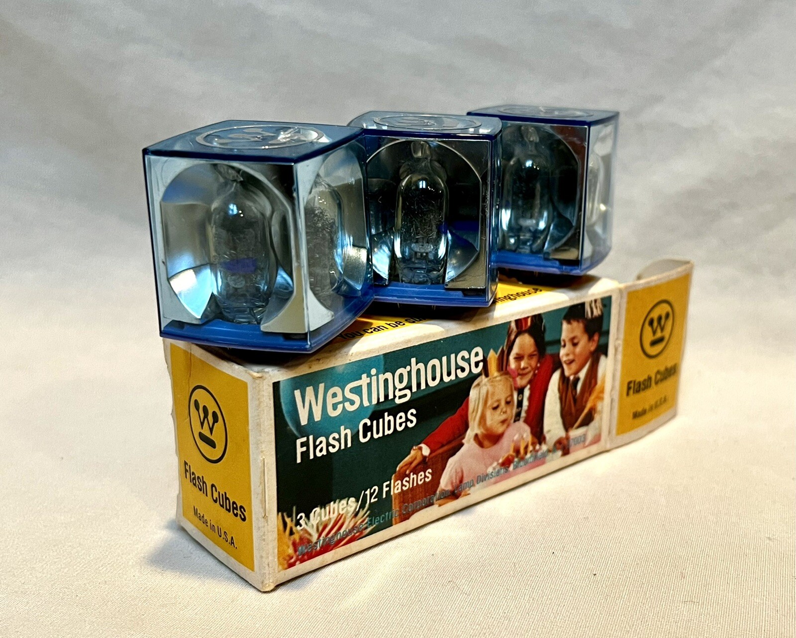 Vintage Westinghouse Flash Cubes 3-Pack 12 Flashes Total New Unused