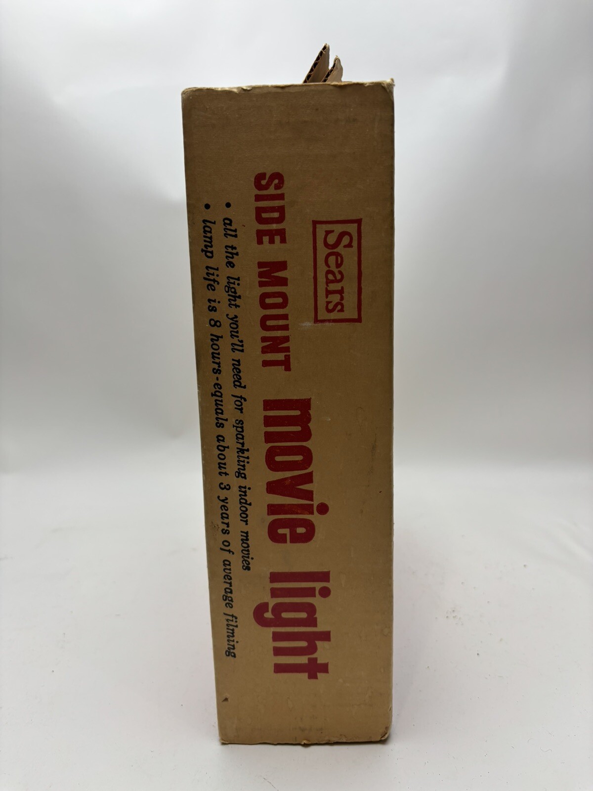 vintage Sears 110v 115v sealed beam side mount handheld movie flood light 38849