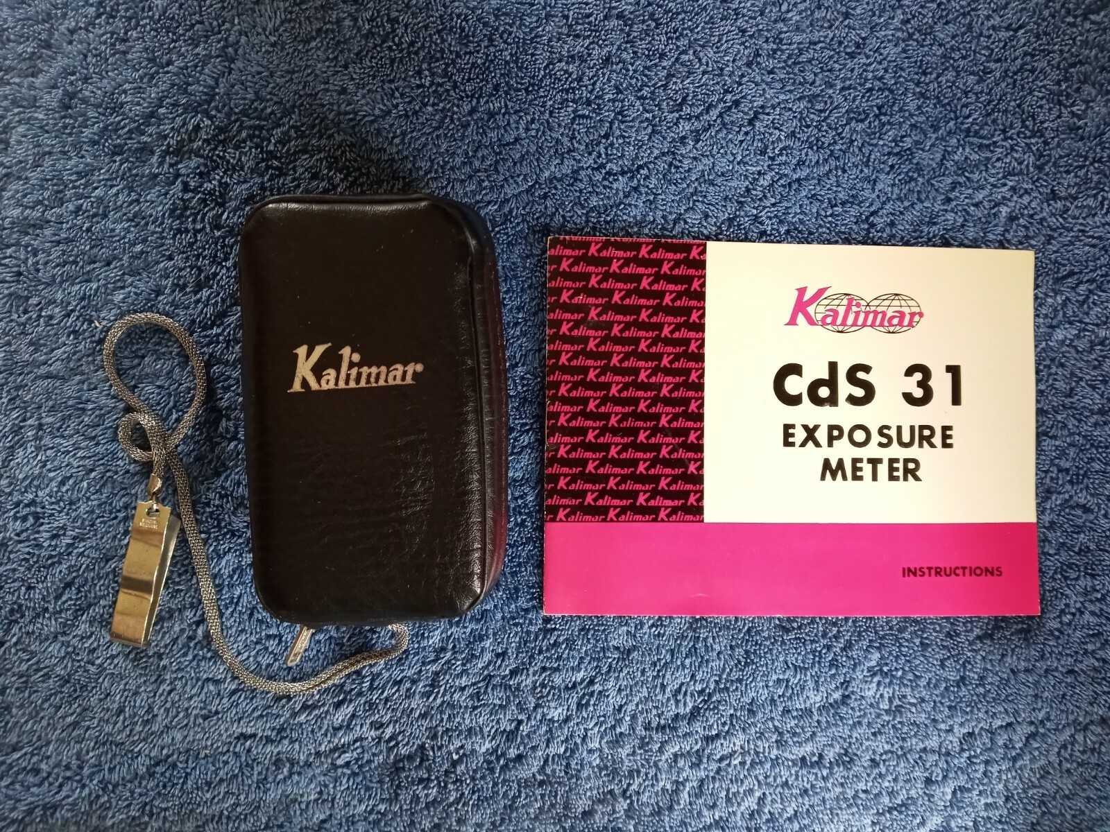 Vtg Kalimar CDS 31 Exposure Meter Instructions Case Japan Camera Accessory Bklet