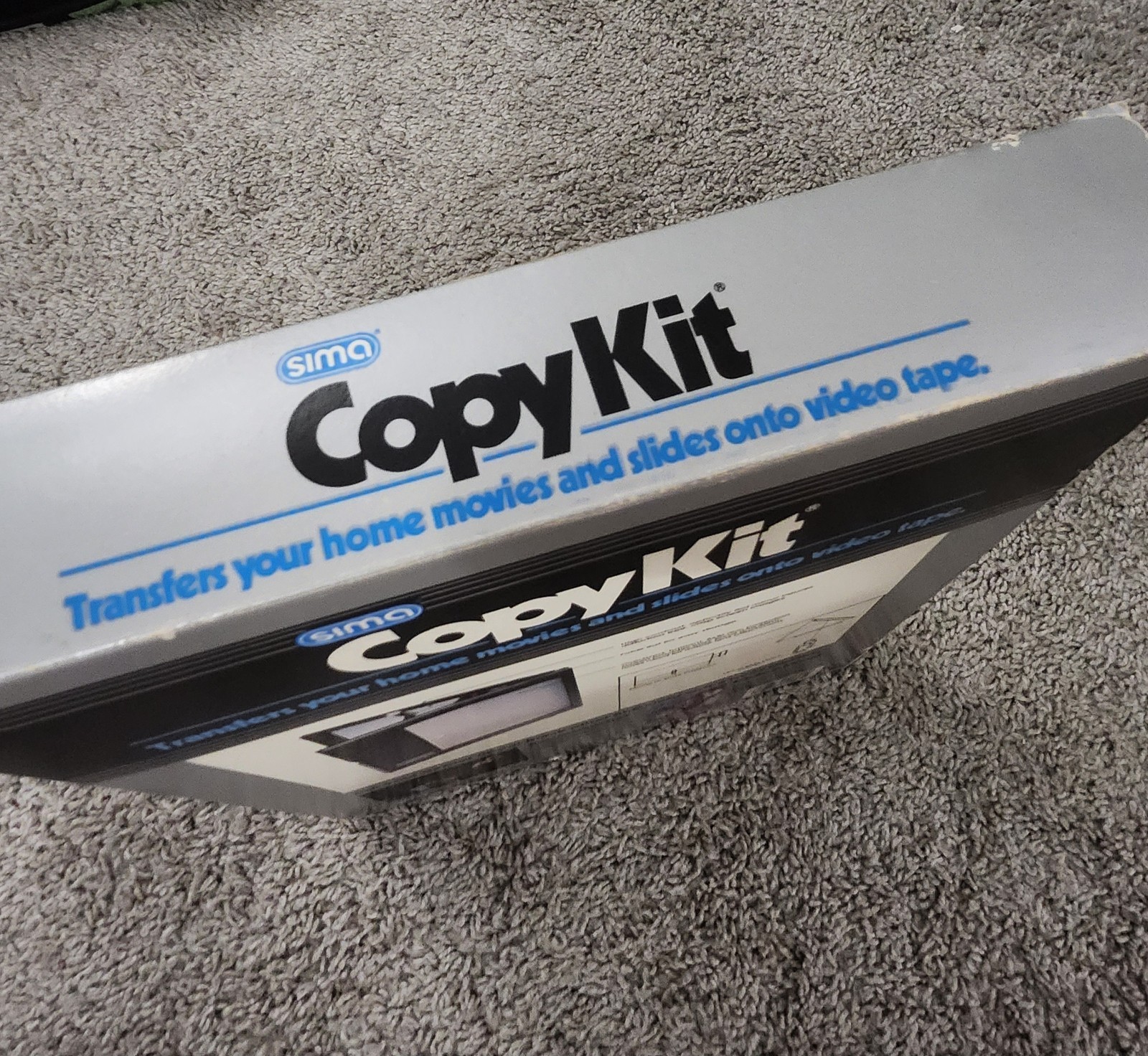 Vintage Sima Copy Kit – Transfer Home Movies and Slides to Video Tape 1985