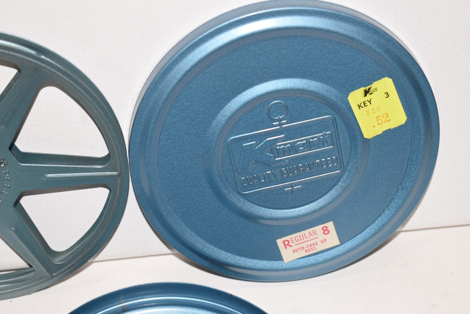 Vintage Kmart 8mm 200 Ft 5 Inches Metal Movie Reel with Metal Case