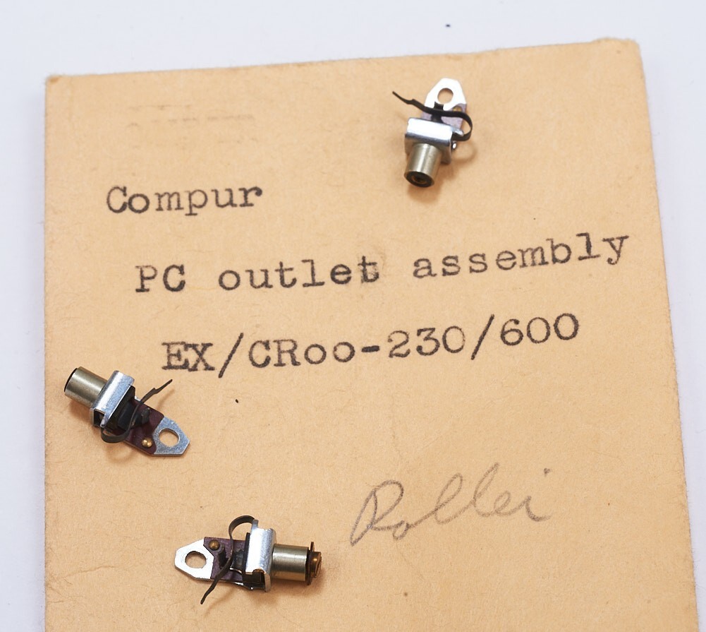 Compur #00 Flash PC Sync Terminal Rolleiflex Rollei TLR New Old Stock Spare Part