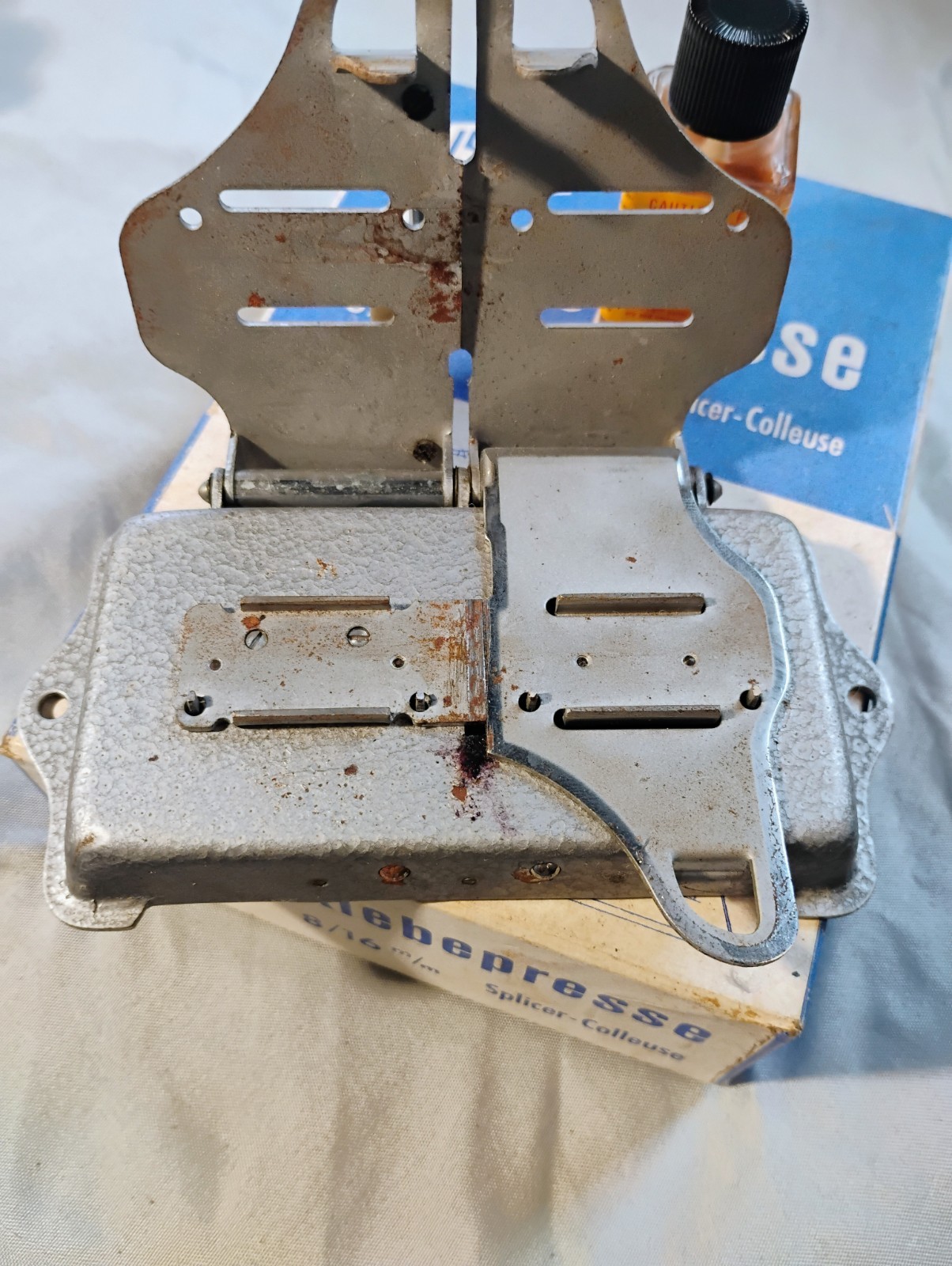 Vintage Film Splicer 8/16mm German ” Ising Klebepresse”