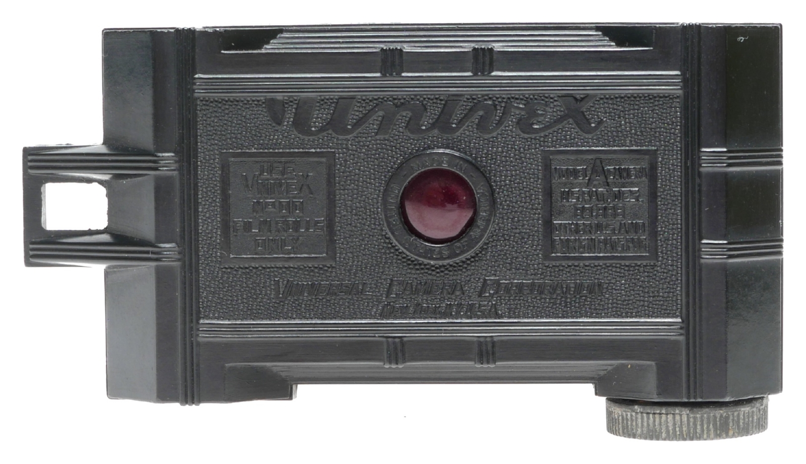Univex Model A Miniature Viewfinder Film Camera Geometric Design
