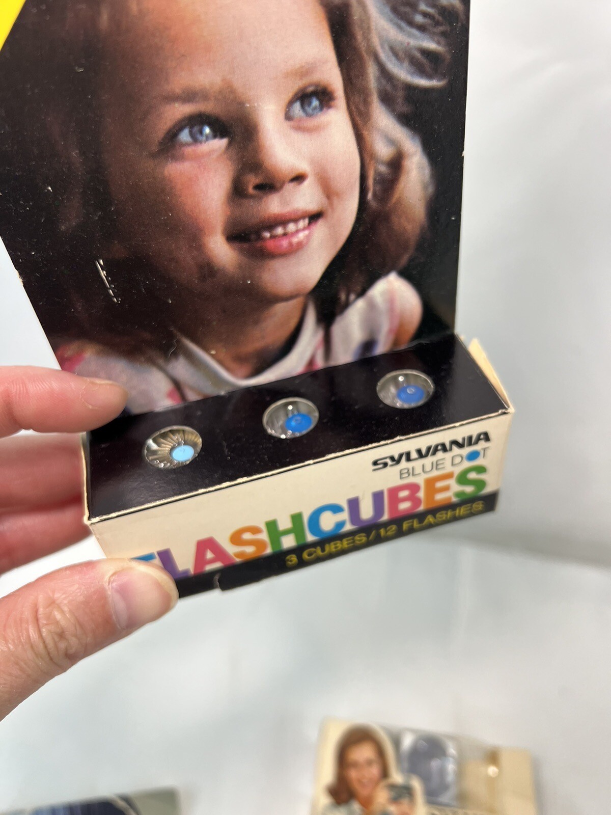 Vtg 70S Camera Flash Cubes Sylvania Blue Dot Mixed Lot 14 Cubes New In Box