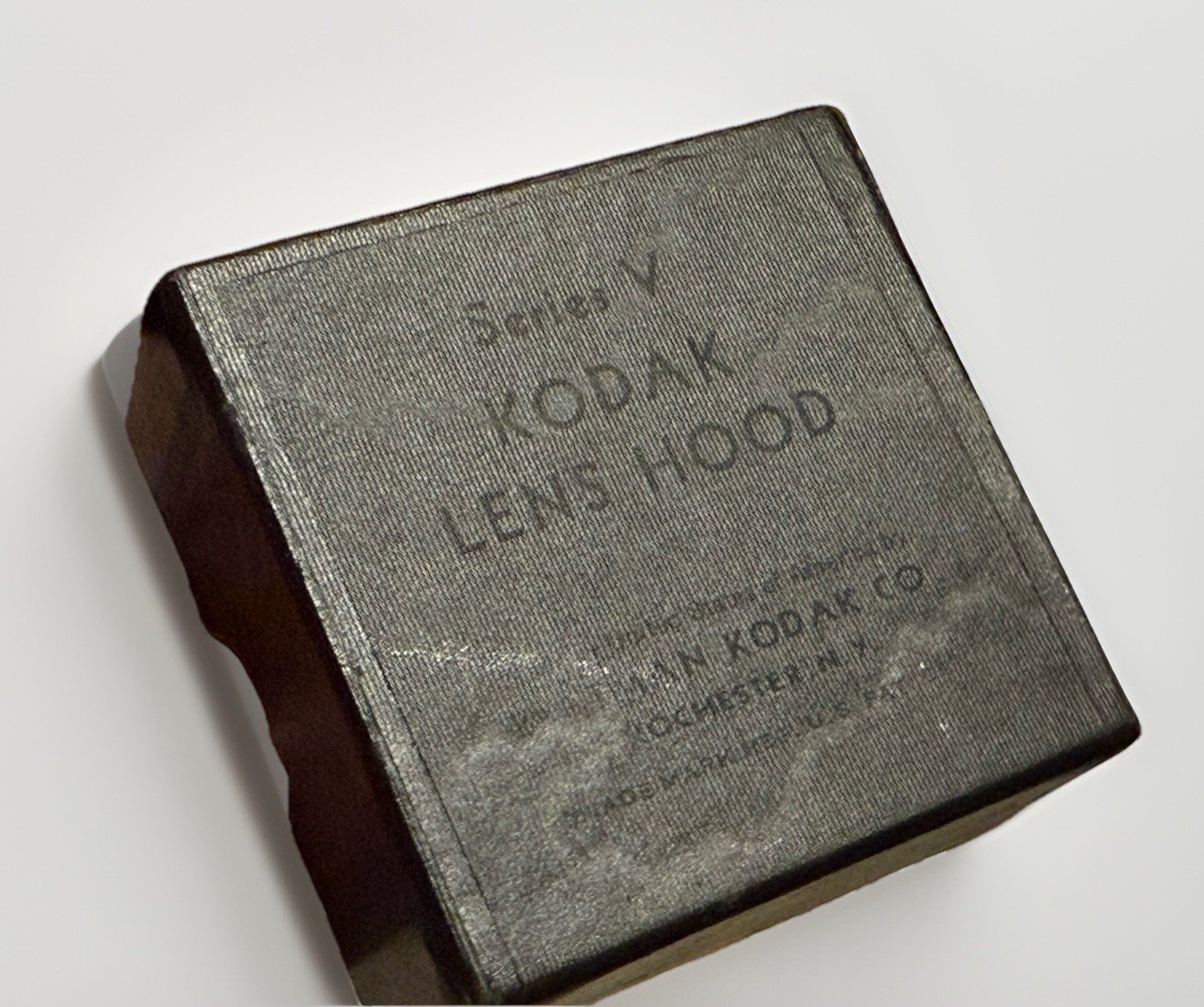KODAK SERIES V LENS HOOD SHADE W/ THREADED ADAPTER and BOX VTG