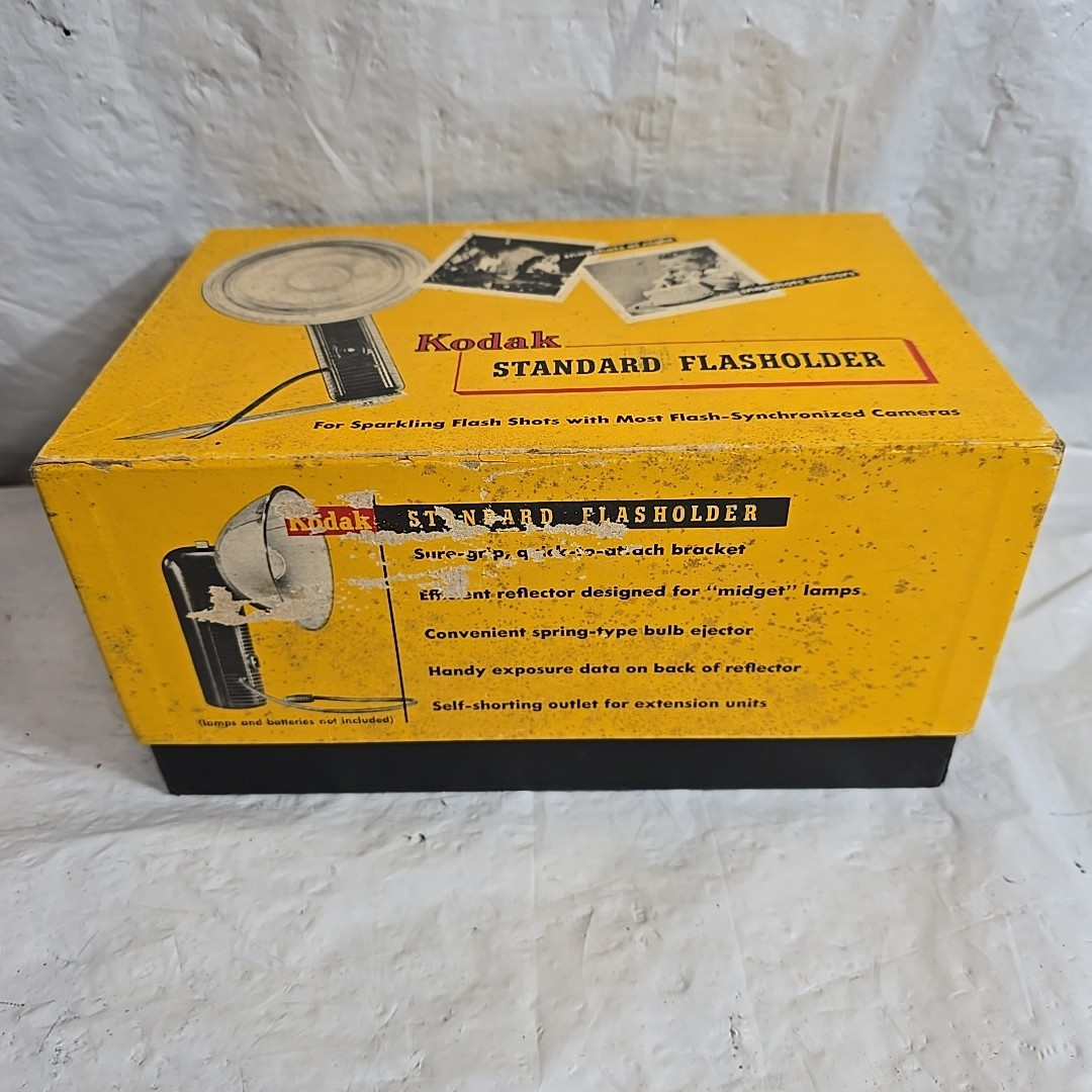 Vintage KODAK Standard Flashholder Original Box ONLY –no contents– Box ONLY