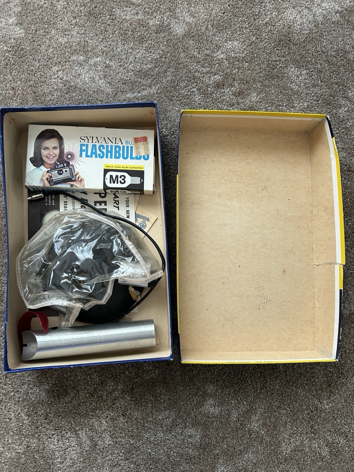 Vintage Safety First Kalart Super Speed Flash Unit Orig Box Accessories