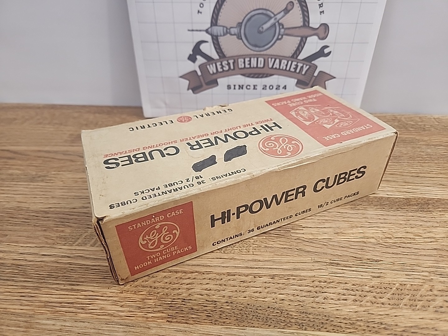 NOS General Electric Hi Power Camera Flash Cubes, 7 Packs Of 2
