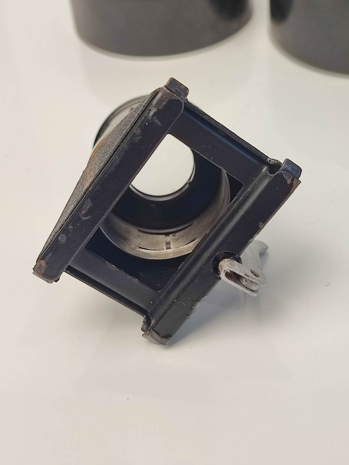 Film Viewing Loupe 5X Magnifier for 35mm Film Slides Negatives Vintage Soviet