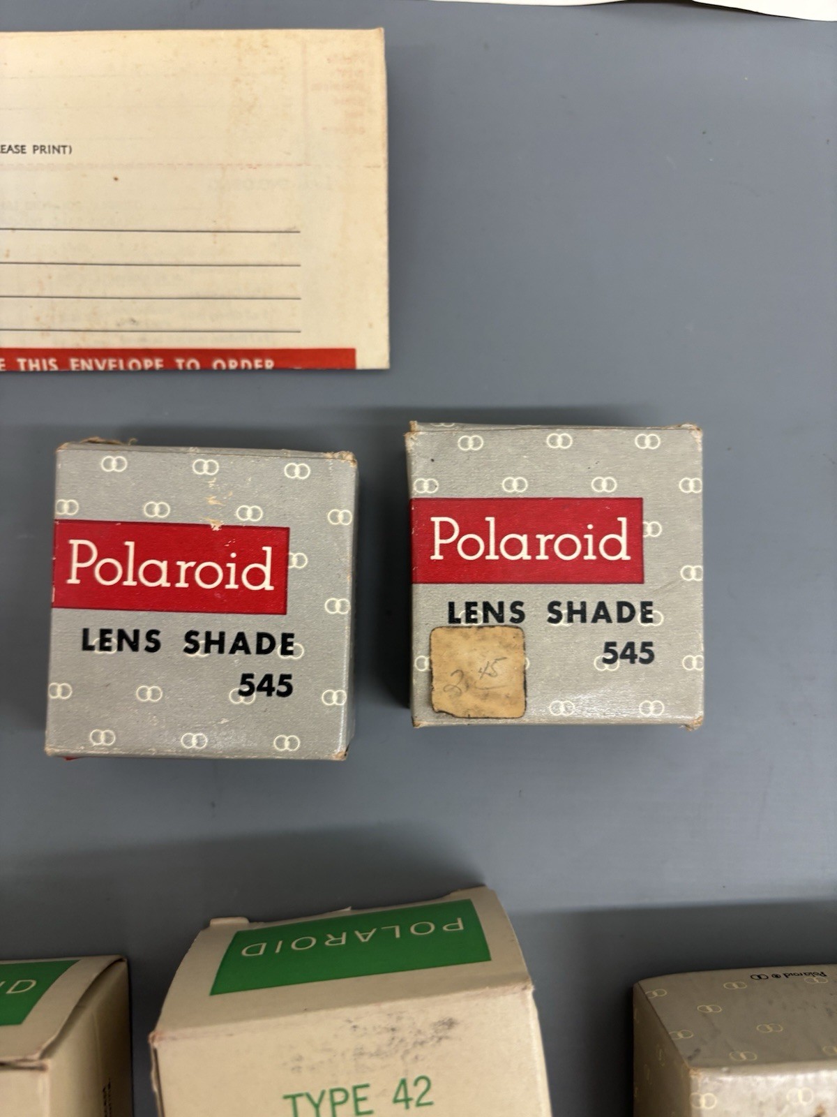 Vintage Lot of Polaroid Camera Accessories-2 Rolls Of Film-Meters-Filters & More