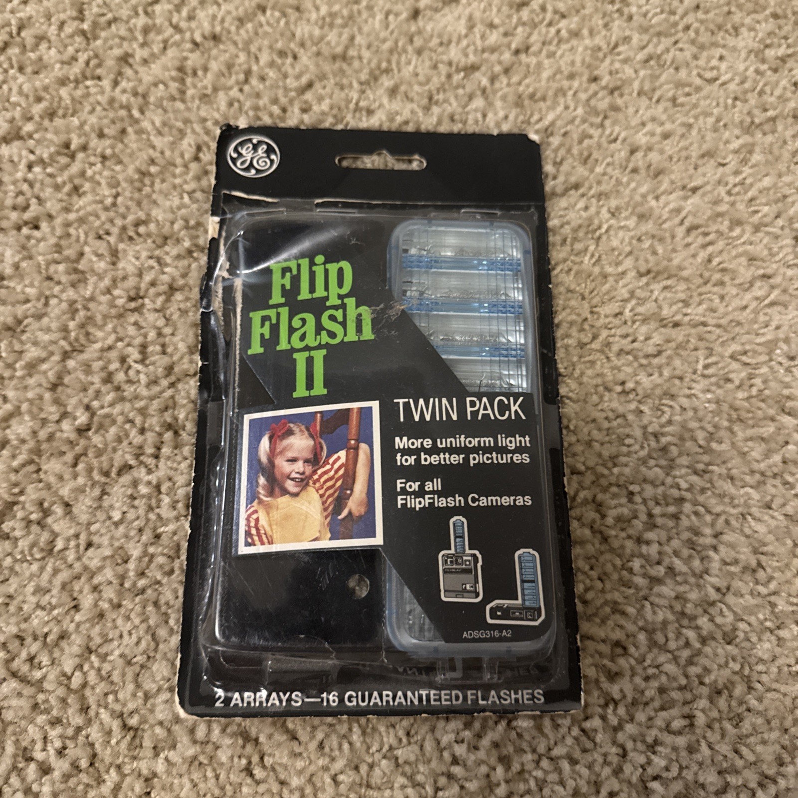 GE Flip Flash II Twin Pack VTG Flash Pack For Flip Flash Cameras NEW Sealed