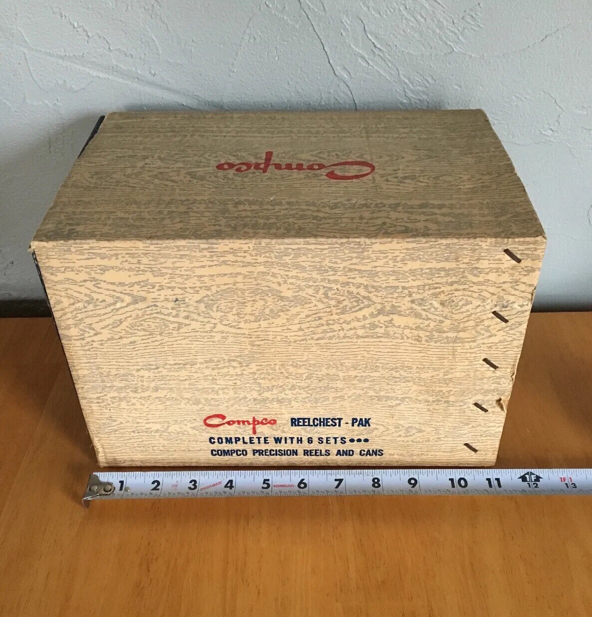 Vintage Compco REELCHEST-PAK Film Reel Storage Chest Box for 8 mm NO CANS EMPTY