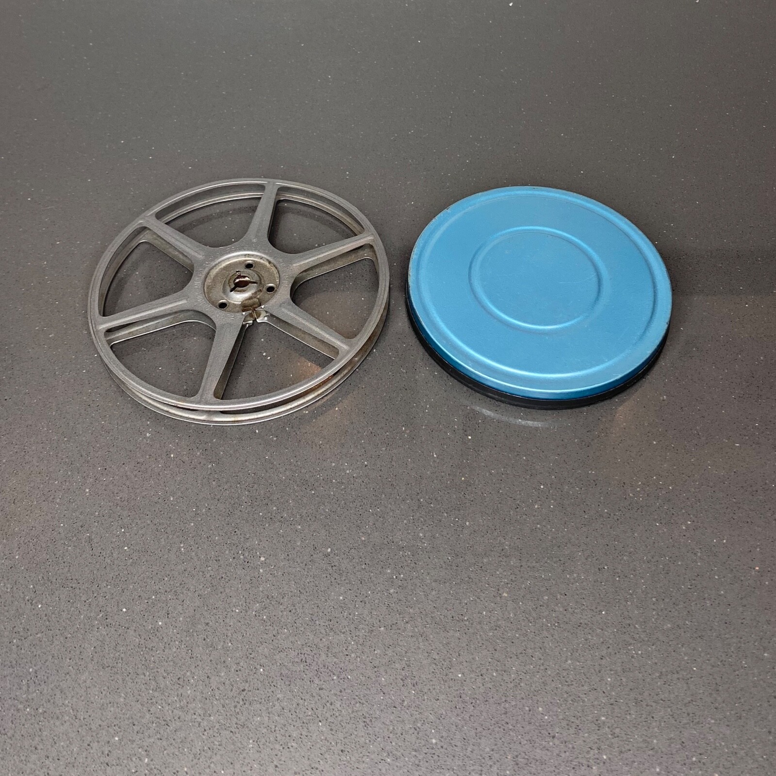 8mm Film Reel and Case