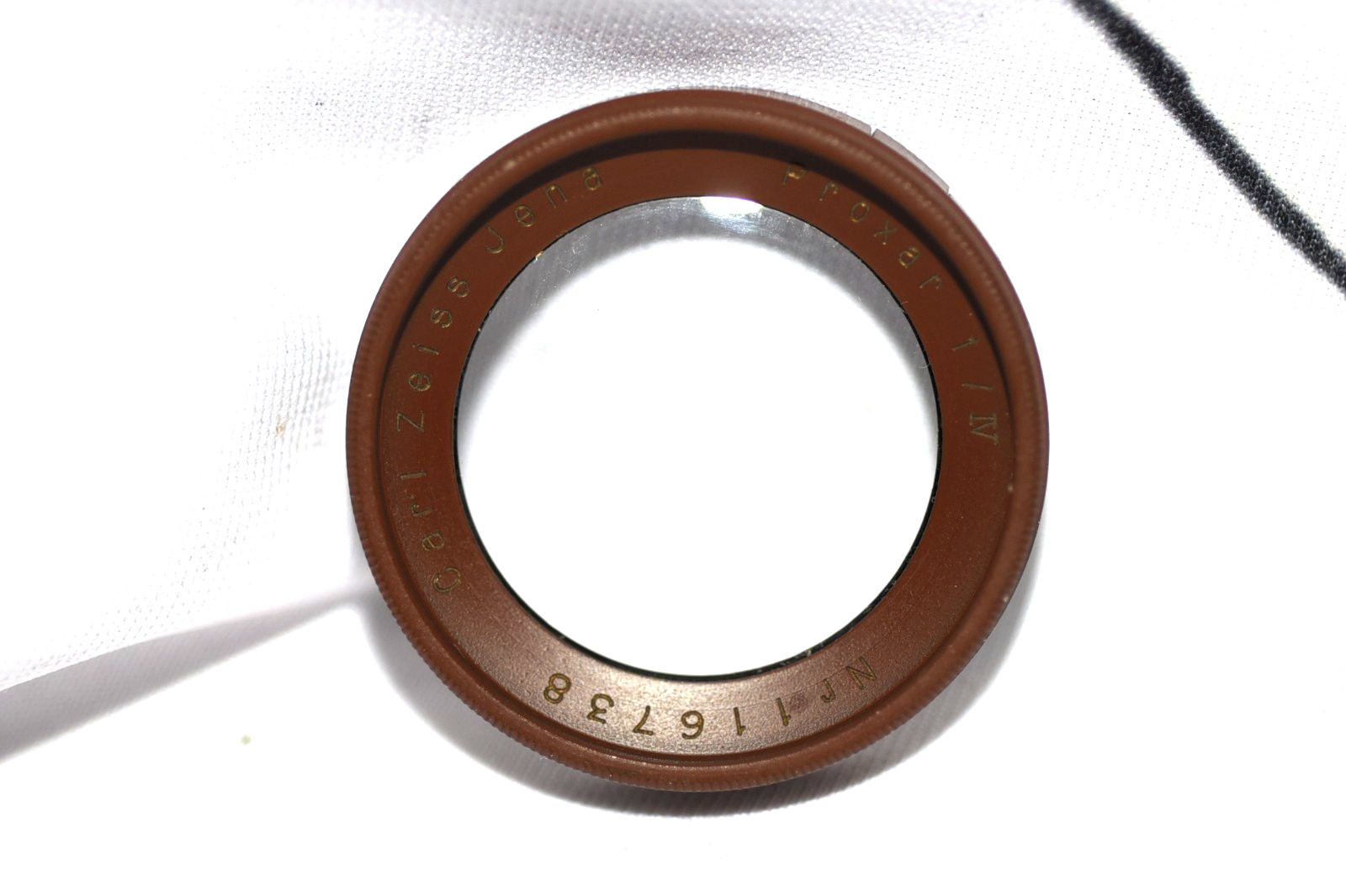 Carl Zeiss Jena Proxar 1x/ IV Close-Up Lens w/ Bakelite Case, Nr , Germany