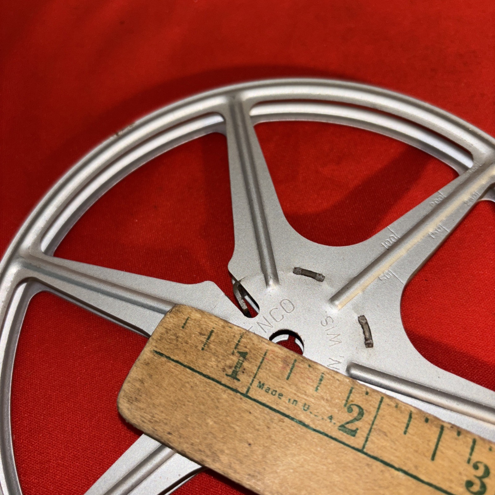 Vintage Kenco Burlington WI 8mm Tin Film Spool – Estate Find