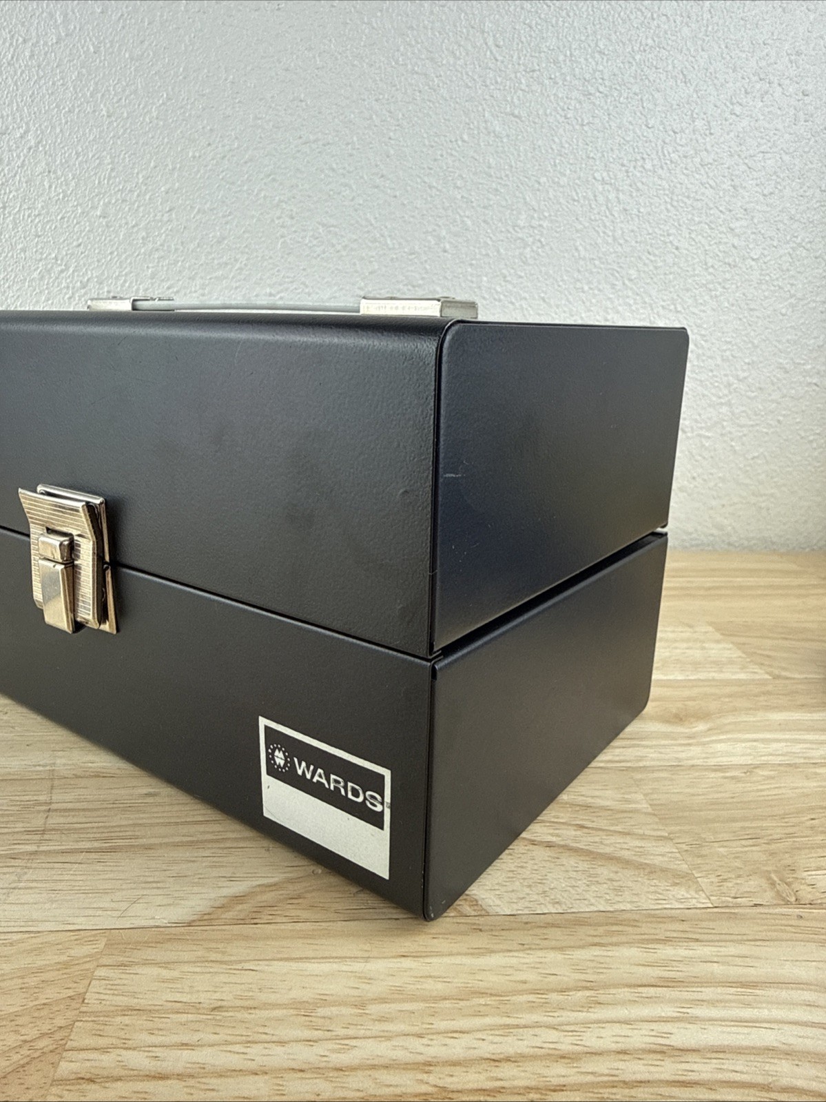 Vintage Wards Film Reel Storage Case With Metal Cans Storage For 5″ Reels