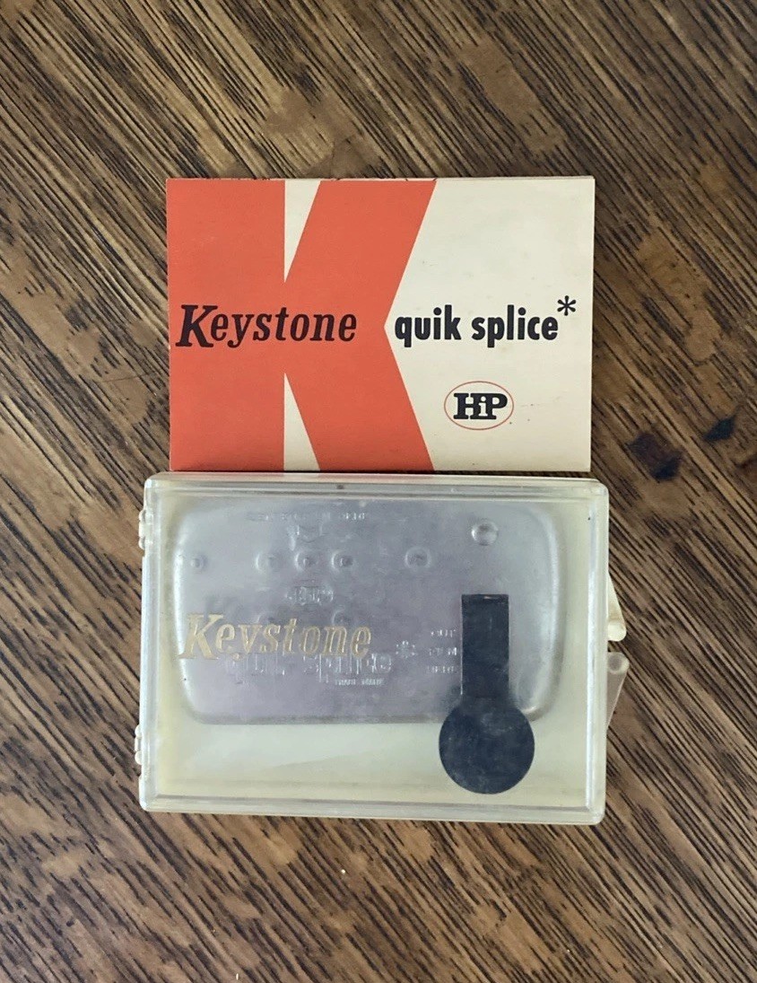 Quik Splice HiP 8mm Film Splicer Hand Size Hudson Photographic Vintage Tool