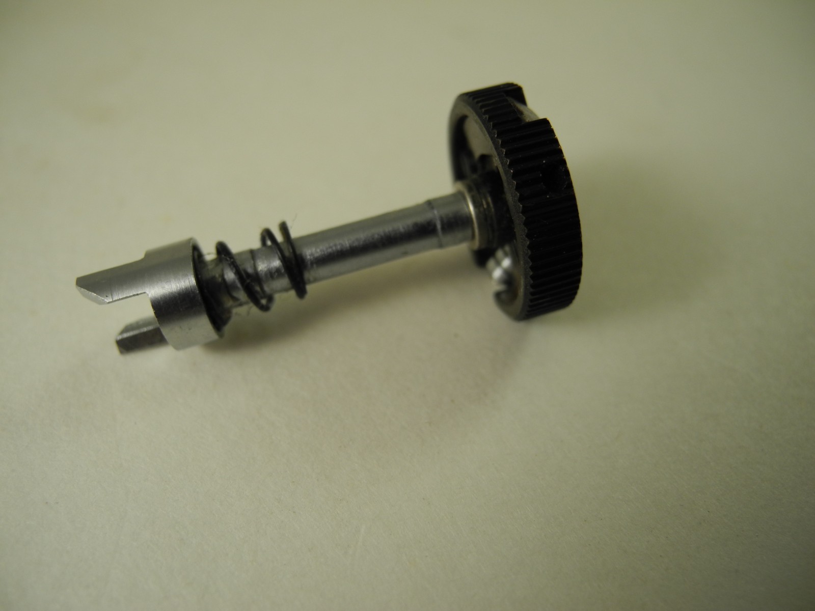 NIKON F BLACK PAINT REWIND CRANK W/SHAFT WASHER SPRING PERFECT WORKING CONDITION