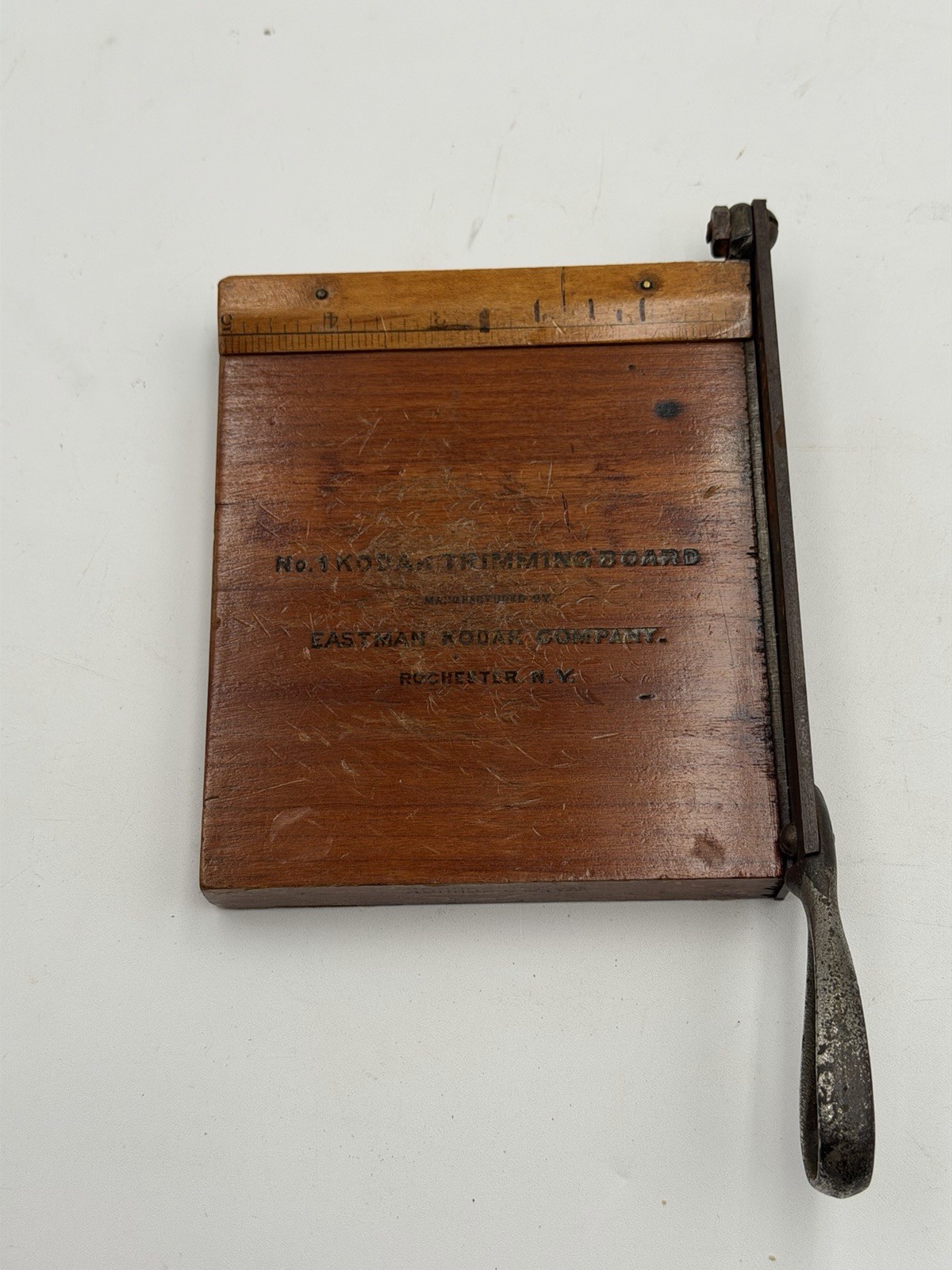Vintage No. 1 Kodak Trimming Board EASTMAN KODAK COMPANY 5″ X 6″ X 3/4″