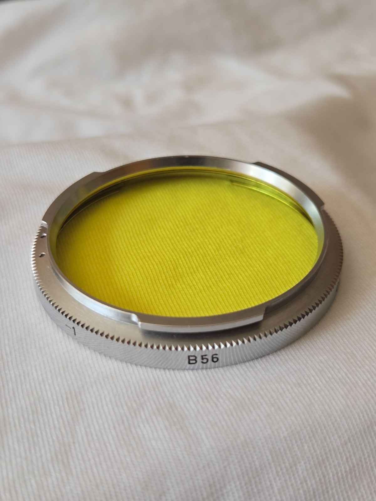 Orig. Zeiss Ikon B56 (G 2x -1) Yellow Filter for Contarex Lens Made in Germany