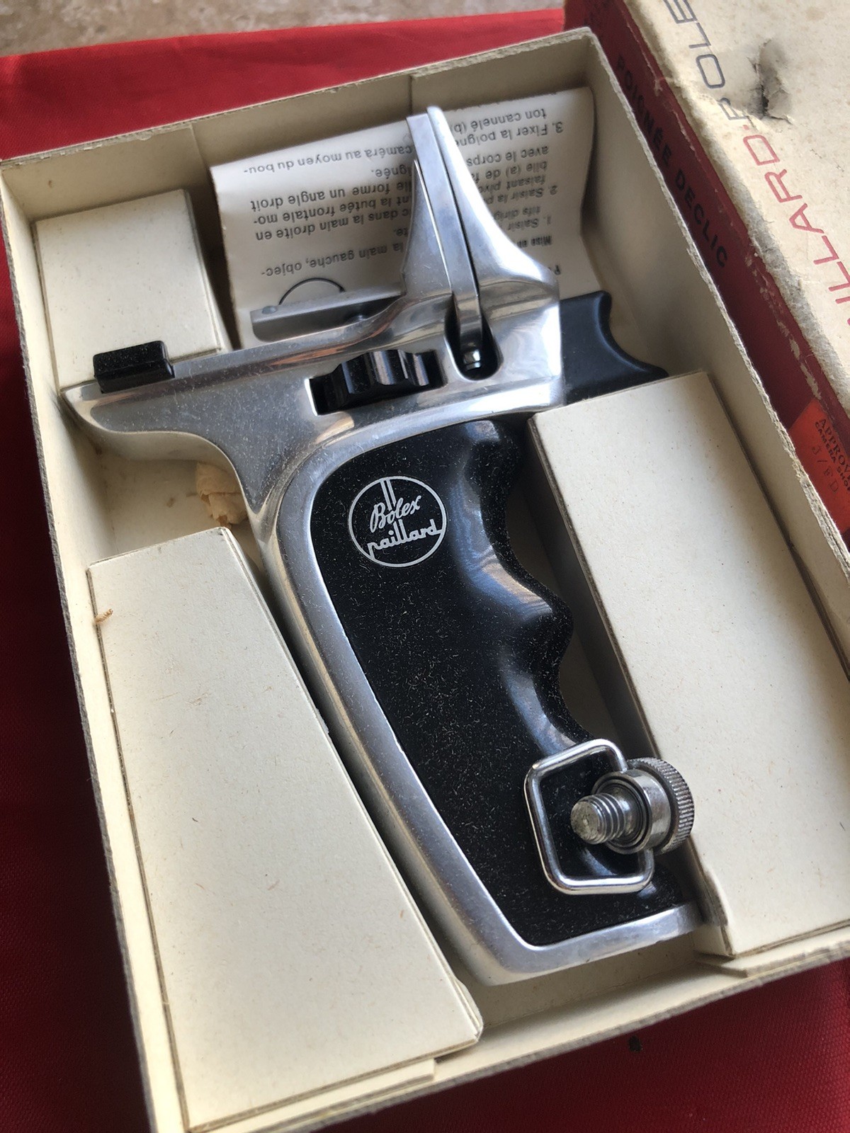 Bolex hand grip Delic For Bolex 8mm Cameras Bolex D8L And More