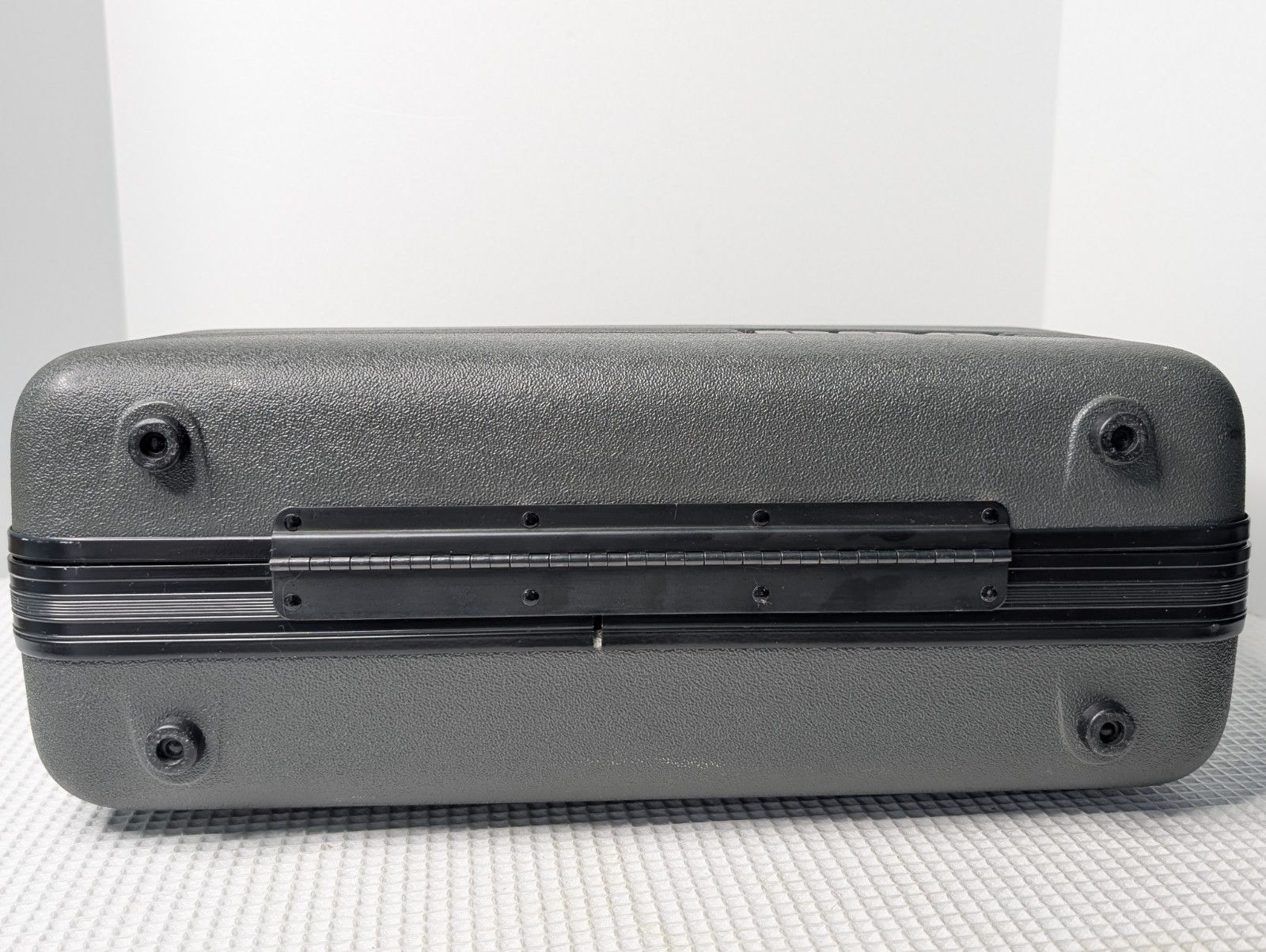 Vintage RCA Video Camcorder Carrying Case Hard Sided Handle Gray Black No Key