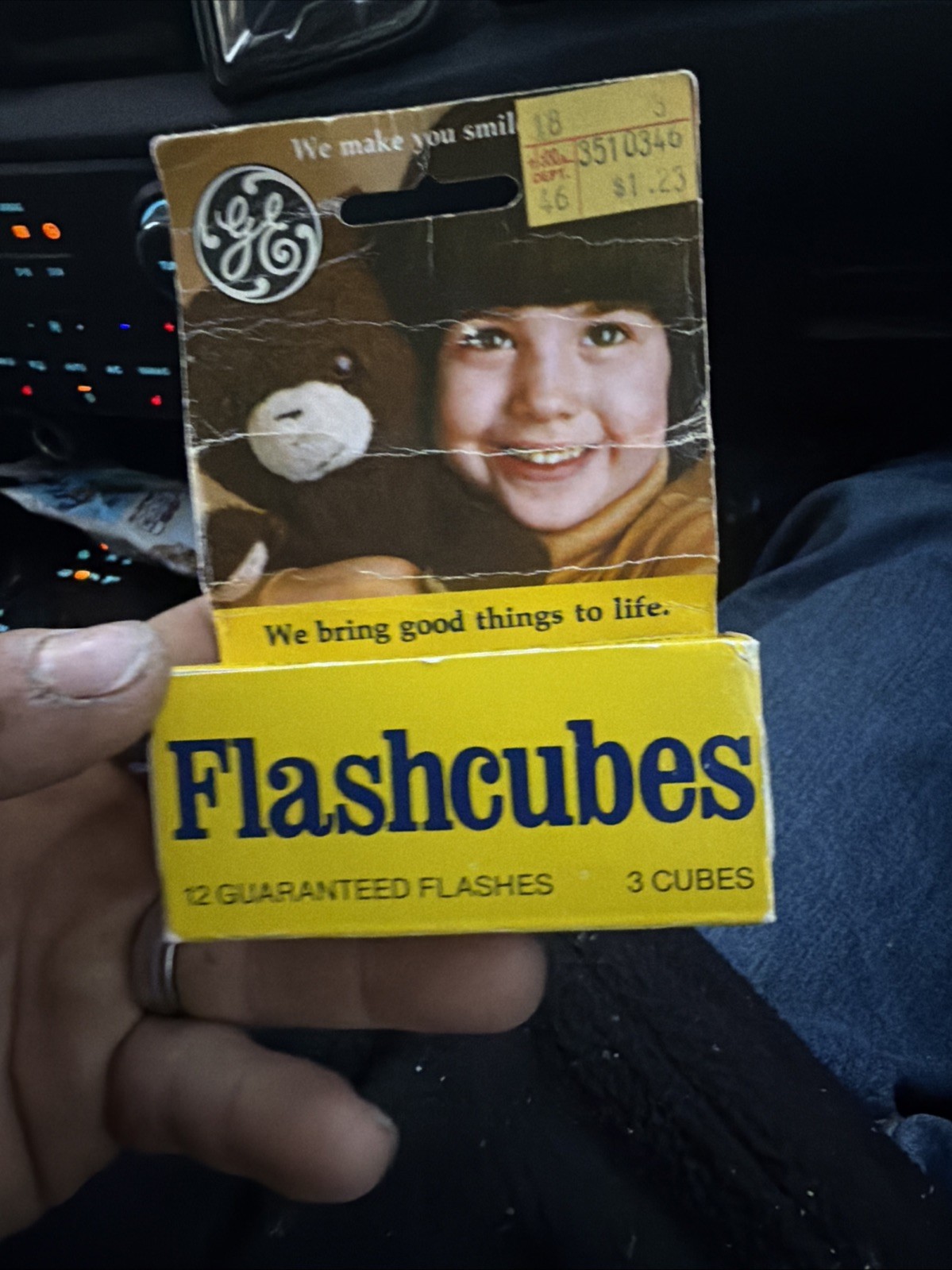 Vintage GE Flash Cubes 3 cubes 12 flashes for Standard Flash Cube Cameras
