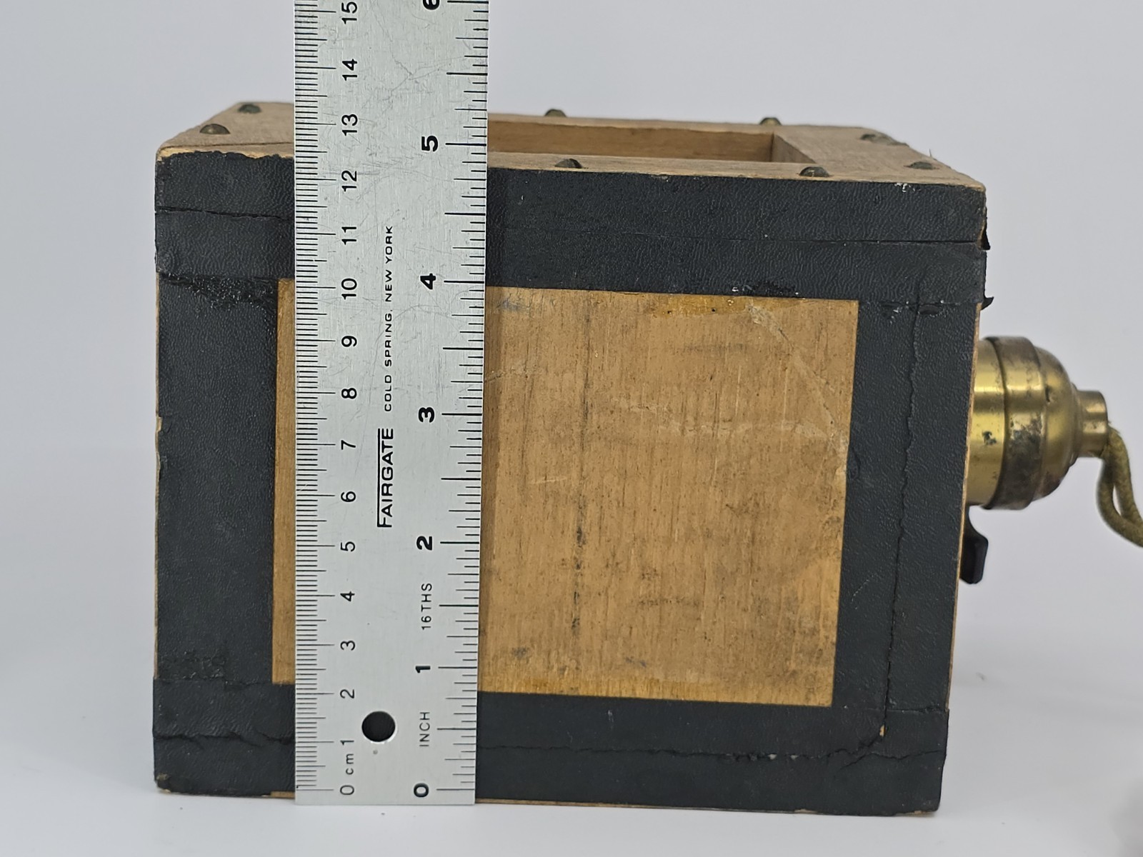 Vintage 1930-40s Dark Room Safelight Box Homemade – Camera Photography