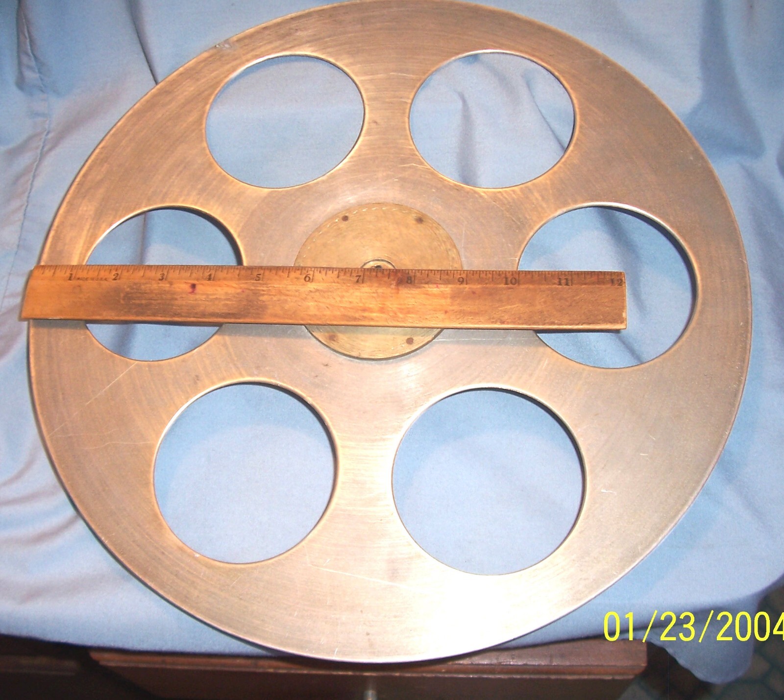 35mm Motion Picture Movie Theater Projector FILM Reel 15″ REWIND TRAILER FLANGE